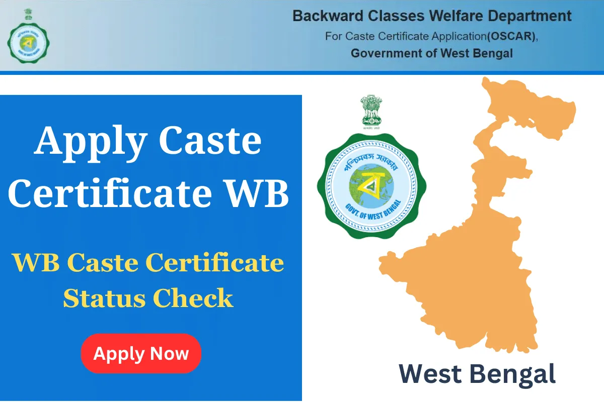 Caste Certificate WB Apply Online for West Bengal Caste Certificate
