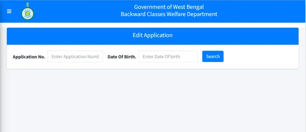 Edit WB Caste Certificate Application Form