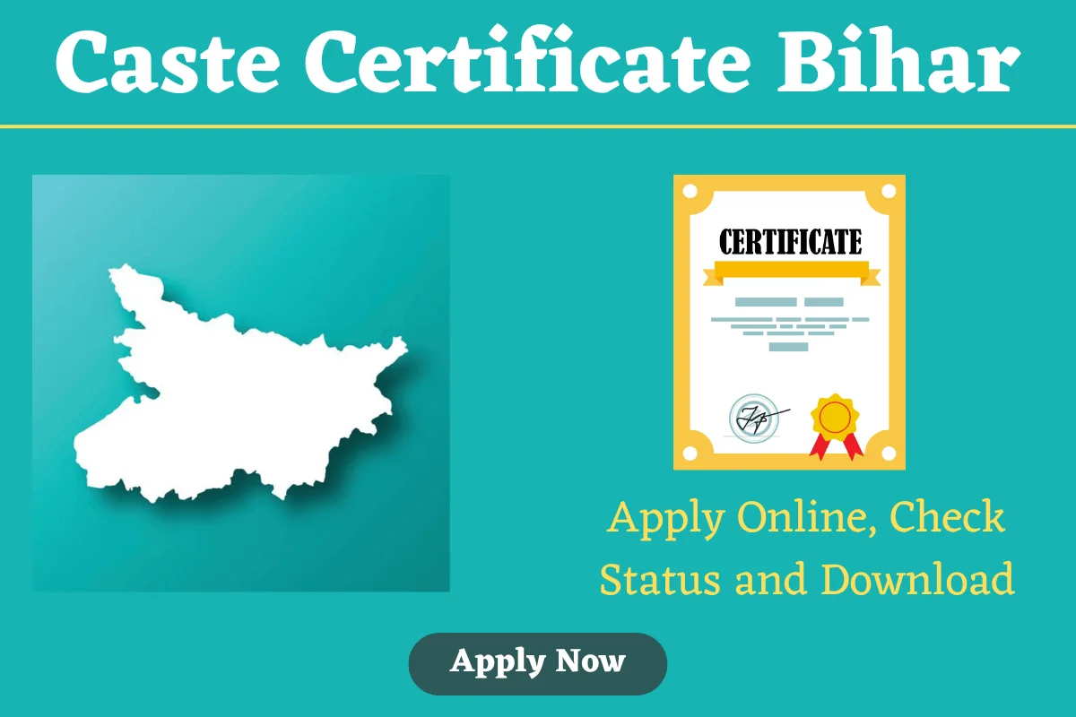 Caste Certificate Bihar - Apply Online, Check Status and Download - My ...