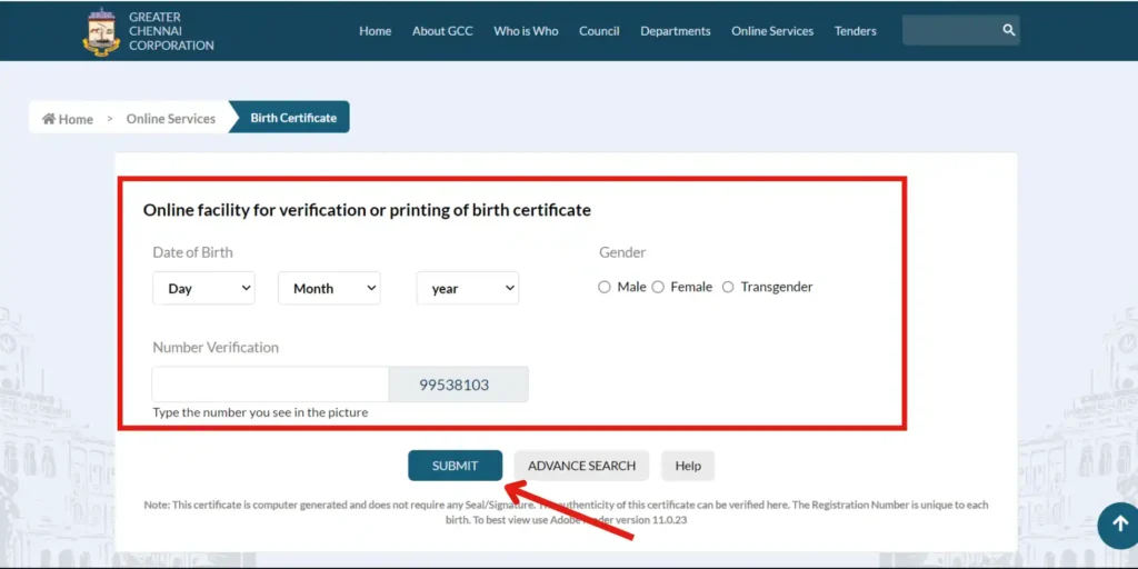 Birth Certificate Tamil Nadu: How to Change Name - My Certificate Hub