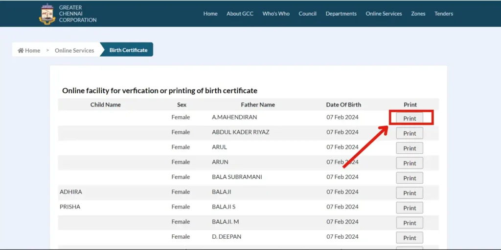 Birth Certificate Tamil Nadu: How to Change Name - My Certificate Hub