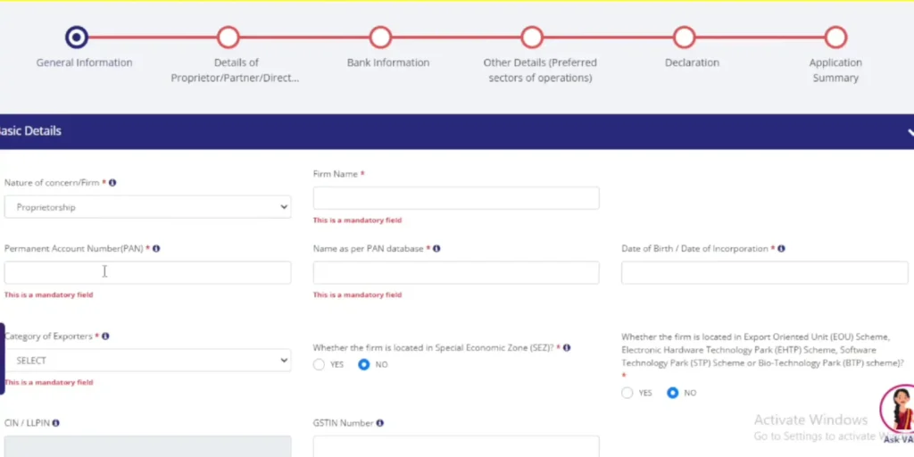 Import Export License Registration 5