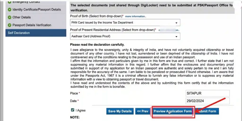 Online Passport Application Process 5